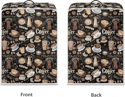 Coffee Maker Cover for Kitchen Counter, Washable Foldable Kitchen Appliance Covers