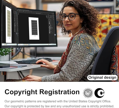 ONASAR Area Rugs for Bedroom Living Room, Washable 4x6 Fluffy White and Beige Throw Rug, Geometric Boho Shaggy Soft Plush Floor Carpet for Nursery Kids Girls Boys Teen Dorm Home Decor Aesthetic