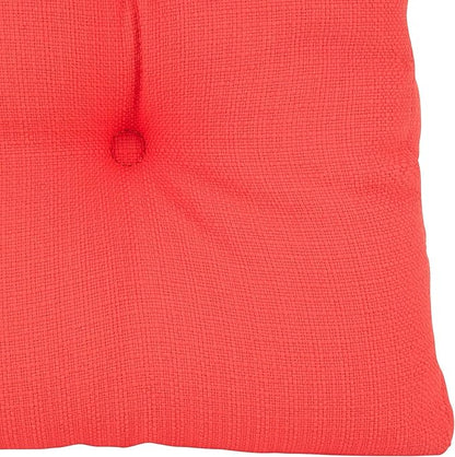 Klear Vu Gripper Overstuffed Universal Non-Slip Dining Chair Cushions for Kitchen Decor or Office Use, U-Shaped Skid-Proof Seat Pad, 17x17 Inches, 2 Count (Pack of 1), Solid Coral