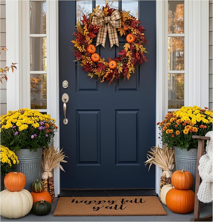 Calloway Mills Hapy Fall Yall Doormat, 24" x 36"