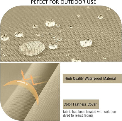 idee-home Outdoor Cushions for Patio Furniture, Outdoor Seat Cushion, Waterproof Couch Hampton Bay Deep Seat Replacement Chair Cushions for Garden Lawn Backyard Deck, 22 x 22