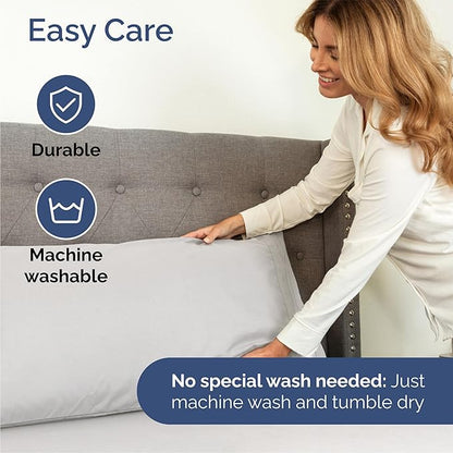 King Size 4 Piece Sheet Set - Comfy Breathable & Cooling Bed Sheets Set - Hotel Luxury Bedding for Women, Men, Kids, Teens, Boys & Girls - Deep Pockets, Soft and Wrinkle Free - Oeko-Tex - French Grey