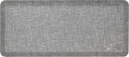 Anti Slip 7/8 inchs Anti Fatigue Kitchen Floor Mat, Ergonomic Comfort Standing Mat, Waterproof Kitchen Runner for Home, Kitchen, Office, Laundry, Garage (Light Gray, 17.3" x 39" -0.87")