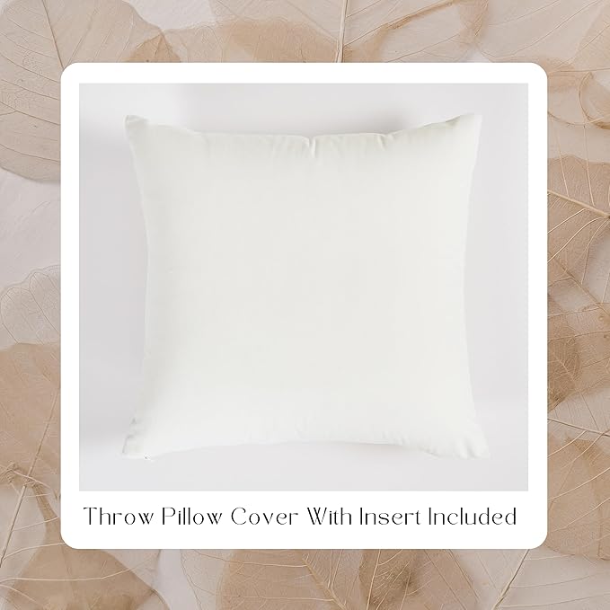 Solid Color Velvet Throw Pillow with Insert Included (White, 12"x20"), Decorative Pillow for Sofa, Couch, Bed, Chair Cushion