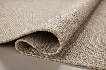 Loloi Dawn Collection Indoor/Outdoor DAW-04 Coffee 3'-9" x 5'-9" Accent Rug