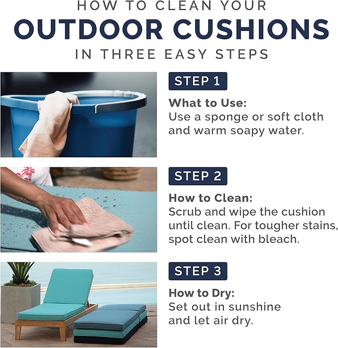 Arden Outdoor Dining Chair Cushion, 20 x 20, Rain-Proof, Fade Resistant, Ashland Black Jacobean