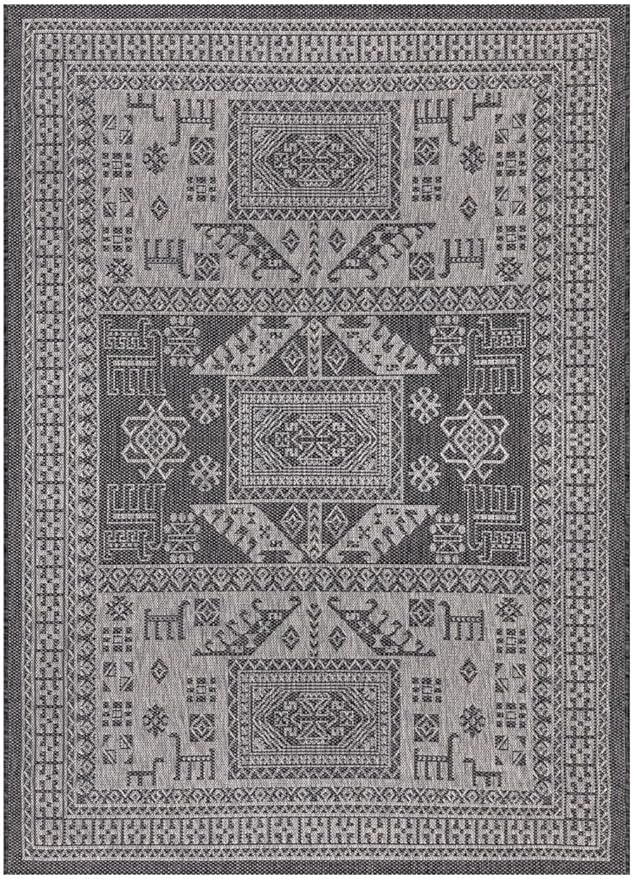 Keen Home Design Terrace Outdoor Throw Rug - 3x5 Washable Indoor/Outdoor Rug for Patio, Kitchen, Balcony, Beach, Garden, Deck and Porch, Size: 3'x5'