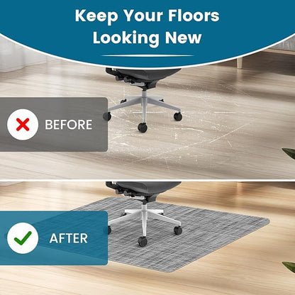 Warmstar Office Chair Mat for Hardwood Floor,Desk Chair Mat,Floor mat for Office Chair, 36" x 48"