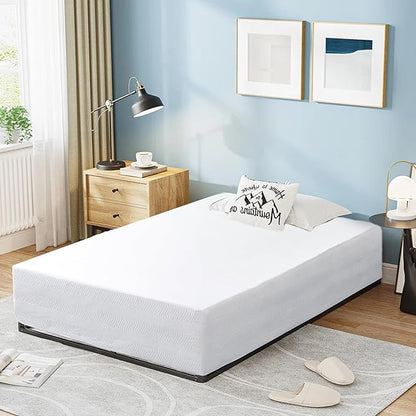 Queen Bed Skirt-Box Spring Cover with 16 Inch Tailored Drop,Wrinkle and Fade Resistant Hotel Wrap Around Bed Skirts,Bed Frame Cover (Wave Pattern White, Queen-16 Drop)