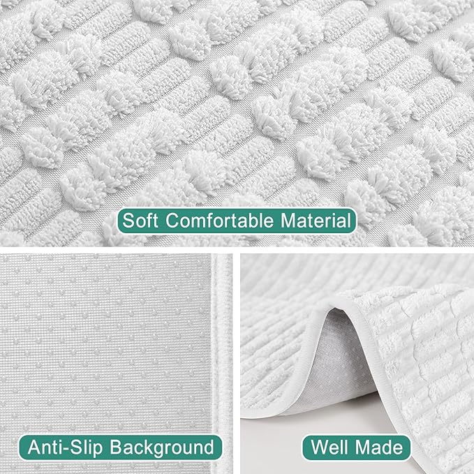 Foxdecor Couch Arm Covers Sofa Arm Covers, Arm Chair Covers Set of 2, Non-Slip Chair Arm Covers, Arm Rest Cover for Sofa, Armchair Slipcovers Couch Protector (White 18x28 inch)