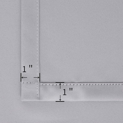 BGment Rod Pocket Blackout Curtains for Bedroom - Thermal Insulated Room Darkening Curtain for Living Room, 70 x 63 Inch, 2 Panels, Light Grey