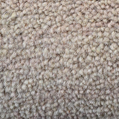 Hand Knotted Loom Wool ECO-Friendly Area Rugs - 6'7''x9'10'', Rectangle, Beige Color, Solid Plain Design, High Pile Thick Handmade Anti Skid Rugs for Living Room (L00111)