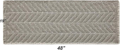 BohoBath Matts,Upgraded Waffle Super Absorbent Bath Mat,Bathroom Rugs Non Slip Washable, Quick Dry Shower Mats, Ultra Soft Bath Mats for Bathroom Floor,Gray,19"*48"