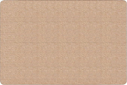 House, Home and More Skid-Resistant Carpet Indoor Area Rug Floor Mat - Praline Brown - 8 Ft X 12 Ft - Non Slip Rubber Backing, Stain Resistant, Dog Friendly, Living Room Bedroom Kitchen Entryway