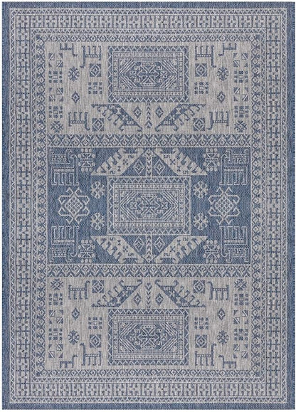 Keen Home Design Terrace Outdoor Throw Rug - 3x5 Washable Indoor/Outdoor Rug for Patio, Kitchen, Balcony, Beach, Garden, Deck and Porch, Size: 3'x5'
