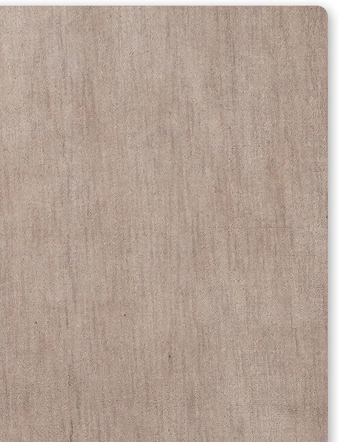 Hand Knotted Loom Wool ECO-Friendly Area Rugs - 10'x10', Square, Beige Color, Solid Plain Design, High Pile Thick Handmade Anti Skid Area Rugs for Living Room, Bed Room (L00111)