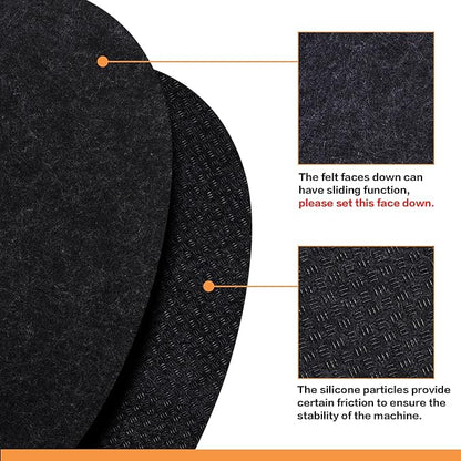 Heat Resistant Mat for Crockpot Slow Cooker with Appliance Slider Function, 2 Pack Countertop Protector for Crock Pot Slow Cookers, Crock-Pot 3-10 Quart, Hamilton Beach Slow Cooker