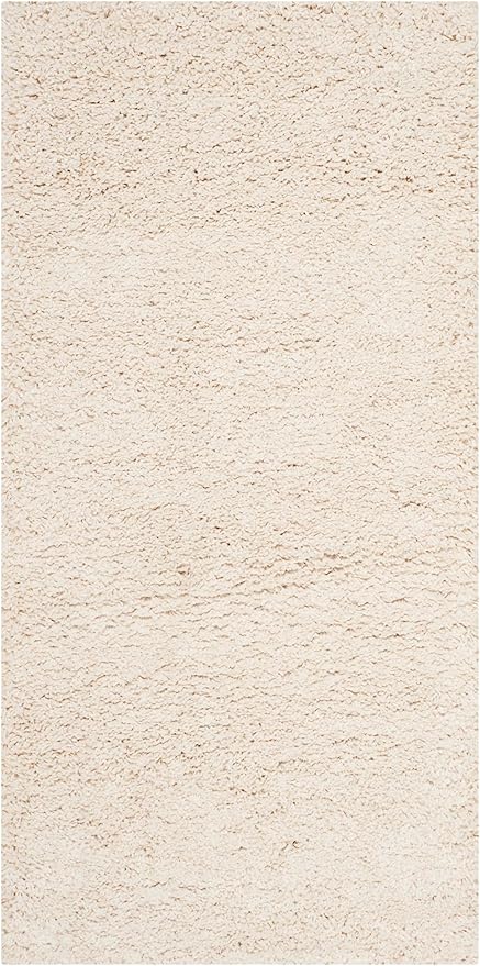 SAFAVIEH Milan Shag Collection Accent Rug - 2' x 3', Ivory, Non-Shedding & Easy Care, 2-inch Thick, Ideal for The Living Room, Dining Room, Bedroom (SG180-1212-2)