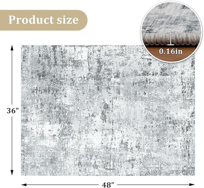 chakme Office Chair Mat for Hardwood Floor, 48"x36" Easy Glide Computer Desk Mat Protector for Rolling Chair Under Desk Rug Nonslip Backing, Machine Wash, (Boho)