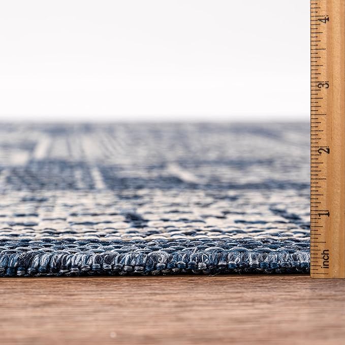 Keen Home Design Terrace Outdoor Runner Rug - 2x10 Washable Indoor/Outdoor Rug for Patio, Kitchen, Balcony, Beach, Garden, Deck and Porch, Size: 2'2"x9'11"