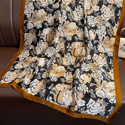 Fashion Scarves Scarf 100% Silk Feeling Scarf Silk Like Scarves Long Lightweight Sunscreen Shawls for Women