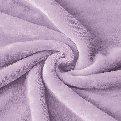 BEDELITE Body Pillow Cover with Zipper Closure, Super Soft and Cozy Fuzzy Fleece Pillowcase 20 x 54 Inches, Luxury Fluffy Plush Long Body Pillow Pillowcase for All Seasons(Lavender)
