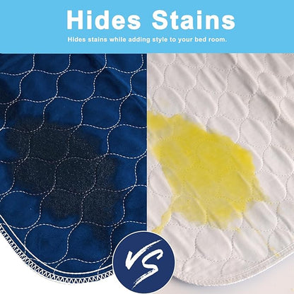 Alsunny® Hide Stains Bed Pads Washable 36x72 Inch,Heavy Absorbent Bed Pads Washable Waterproof,Incontinence Pads for Bed Protector Pads,Waterproof Sheet and Mattress for Incontinent,for Adult,Kid,Pet