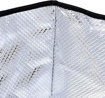 OwnMy Heat-Resistant Dust-Proof Microwave Oven Grill Cover Protector - Waterproof Nylon Fabric Microwave Oven Dust Cover Case Protections for Toaster Oven (Black)