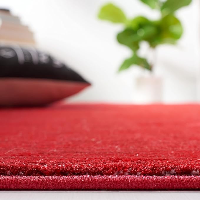 SAFAVIEH Vision Collection Runner Rug - 2'2" x 8', Red, Modern Ombre Design, Non-Shedding & Easy to Clean, Ideal for Entryway, Foyer, Bedroom, Hallway (VSN606Q)