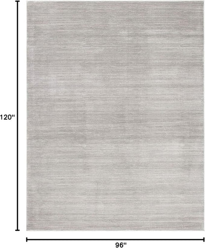 SAFAVIEH Area Rug 8x10 - Vision Collection - Large - Silver, Modern Ombre Design, Non-Shedding & Easy to Clean, Ideal for Living Room, Bedroom, Dining Space (VSN606G)