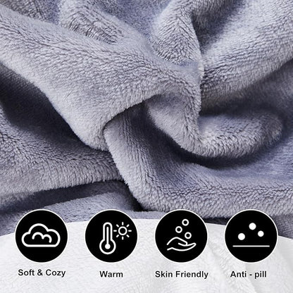 Flannel Sleeping Bag Liner for Adult, Flannel Fluffy Sheet & Camping Sheet for Winter Warm Thick Sheets for Backpacking, Hotel, Traveling, Sleeping Bag with Zipper