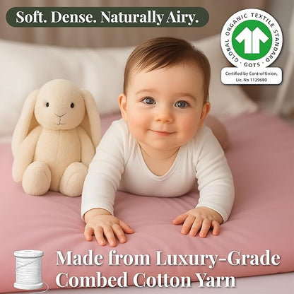 GOTS 100% Organic Bassinet Sheets - Luxurious Turkish Cotton for Halo, SNOO, Dream on Me Karley & Lacy, Delta Children and Simmons Kids City Sleeper Oval or Rectangle Bassinet Bed Pads or Mattresses