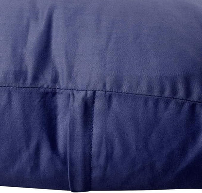 Thmyo 4-Pack 100% Cotton Comfortable Solid Decorative Throw Pillow Case Square Cushion Cover Pillowcase Sublimation Blank Pillow Covers Halloween DIY Throw Pillowcase(22x22inch/55x55cm,Dark Blue)