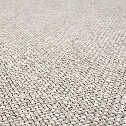 LUXE WEAVERS Solid Machine Woven Taupe 4x6 Area Rug, Indoor Stain-Resistant Carpet