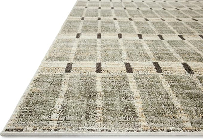 Loloi Jeremiah Brent Bleecker Collection BLE-04 Sage/Granite 4'-0" x 6'-0" Accent Rug