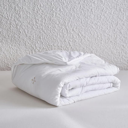 Simple&Opulence Cooling Quilted Mattress Pad – Fitted Sheet Mattress Protector Cover with Elastic Corners, Soft & Breathable, 16 Inch Deep Pocket (White, Twin)
