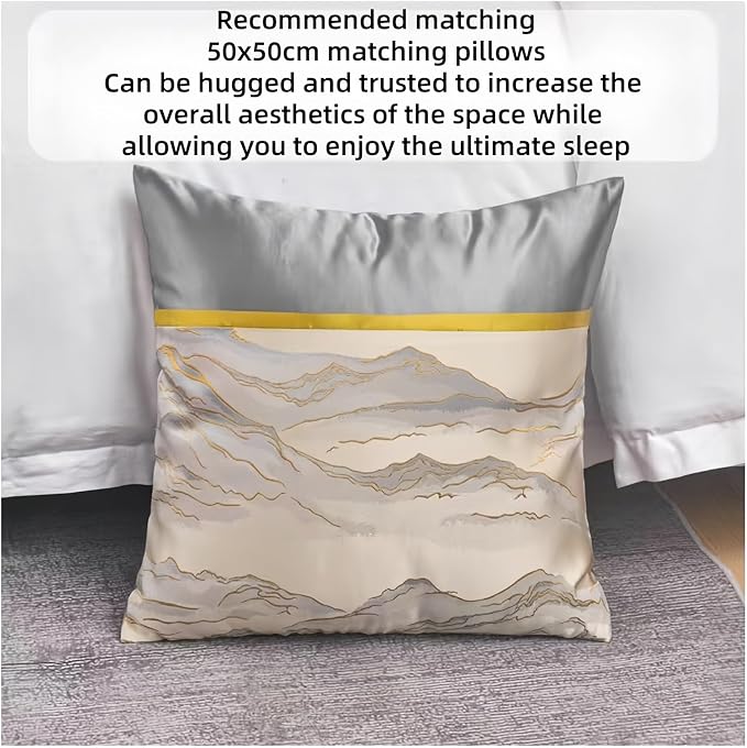 Bed Runner for Guest Room，Luxury Bed Runner，Wedding Bed Runner，Embroidered Bed Runner，Breathable Washable，Hotel Decor，Bed Decorations ，for Home Hotel Decorations(G,50 * 180cm)