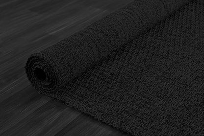 Easy Jute Rug 8x10 Indoor Outdoor Natural Rugs Solid Fiber Rug Woven Area Rug Boho Easy Clean Inside Carpet for Living Room Bedroom Dining Room Hallway or Outdoor Patio Porch (8 X 10 Dark Grey)