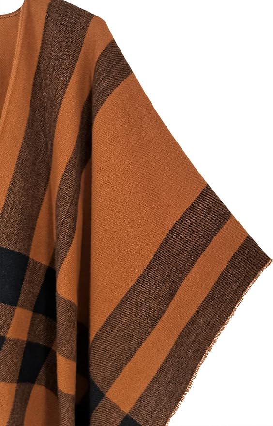 Breezy Lane Women's Shawl Wraps Warm Poncho Ruana Wrap Cardigan