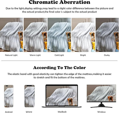 NEWCOSPLAY Super Soft Throw Blanket Frosty Dark Grey Premium Silky Flannel Fleece Leaves Pattern Lightweight Bed Blanket All Season Use (Frosty Dark Grey, Throw(50"x60"))