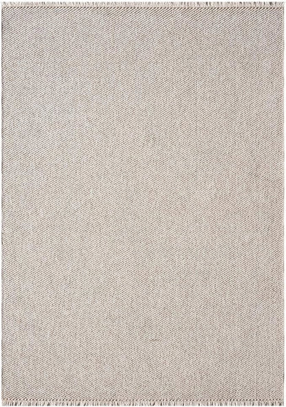 LUXE WEAVERS Solid Machine Woven Beige 5x7 Area Rug, Indoor Stain-Resistant Carpet