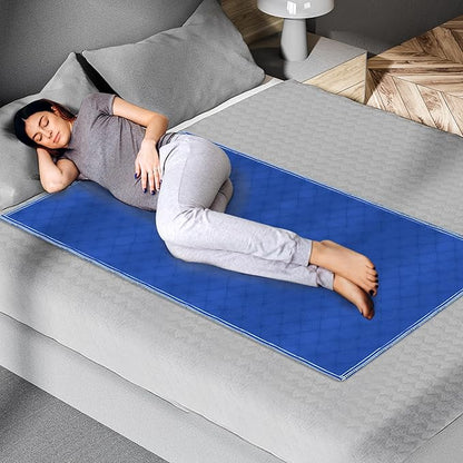 Premium Quality Bed Pad, Quilted, Waterproof, and Washable, 34" x 52" The Best Underpad Sheet Protector for Children or Adults with Incontinence (Dark Navy 34”x52” (300 Washes)