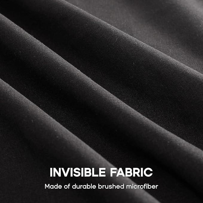 SONIVE Queen Bed Skirt,15" Drop Pleated Dust Ruffle,Classic Tailored Easy Fit Brushed Microfiber Skirts Hotel Quality Shrinkage & Fade Resistant Black
