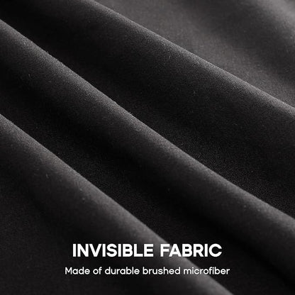 SONIVE King Bed Skirt,Premium Solid with Pleated Dust Ruffle 15-Inch Drop Easy to Put in Shrink Free and Fade Resistant Black