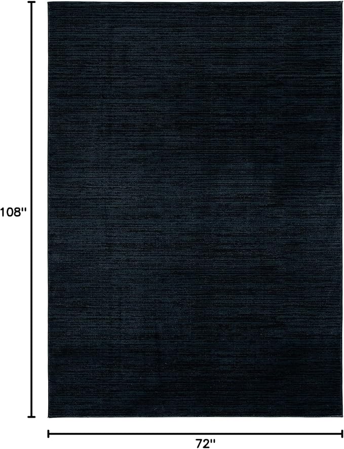 SAFAVIEH Area Rug 6x9 - Vision Collection - Black, Modern Ombre Design, Non-Shedding & Easy to Clean, Ideal for Living Room, Bedroom, Dining Space (VSN606Z)