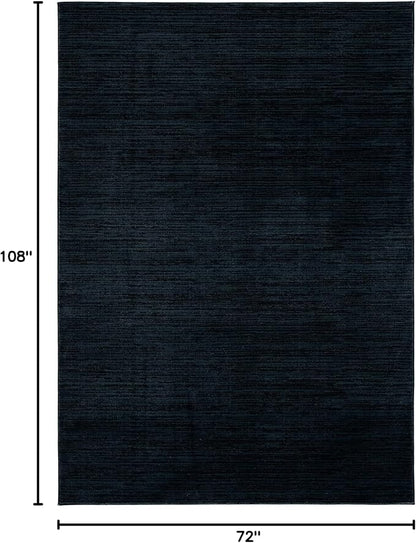 SAFAVIEH Area Rug 6x9 - Vision Collection - Black, Modern Ombre Design, Non-Shedding & Easy to Clean, Ideal for Living Room, Bedroom, Dining Space (VSN606Z)