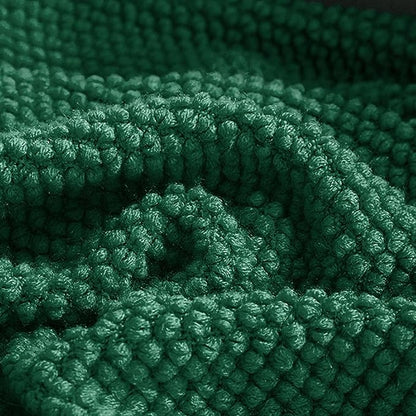 LOMAO Knitted Throw Blanket with Tassels Bubble Textured Lightweight Throws for Couch Cover Home Decor (Green, 50x60)