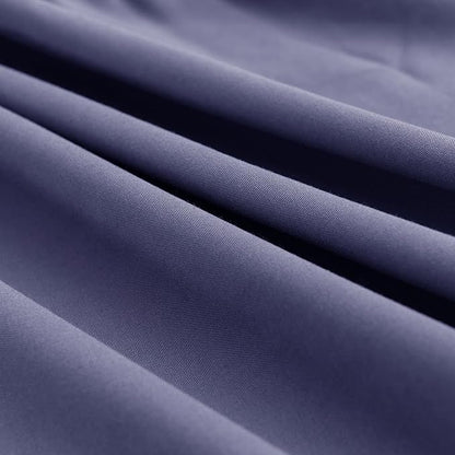 Navy Blue Bed Skirt Queen Size Ruffled Bed Skirt with Split Corners, Queen Bed Skirt 12 Inch Drop, TSUTOMI Queen Size Bed Skirt Navy Blue for Ruffled Bed Skirt with Split Corners, Bed Skirt Queen Size
