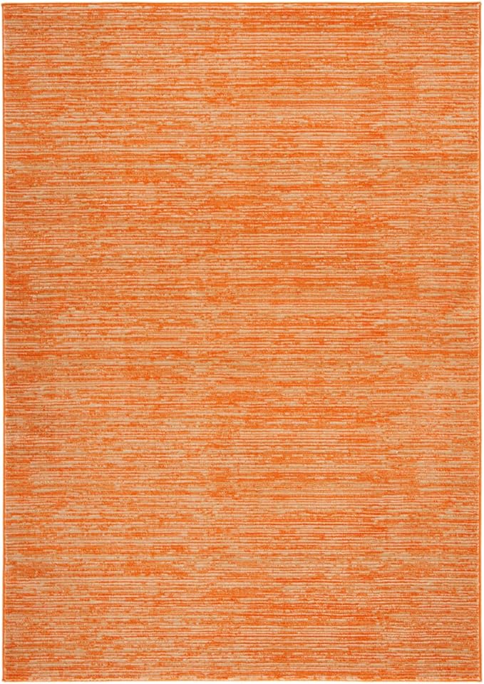 SAFAVIEH Vision Collection Accent Rug - 2'2" x 4', Orange, Modern Ombre Design, Non-Shedding & Easy to Clean, Ideal for Entryway, Foyer, Bedroom (VSN606P)