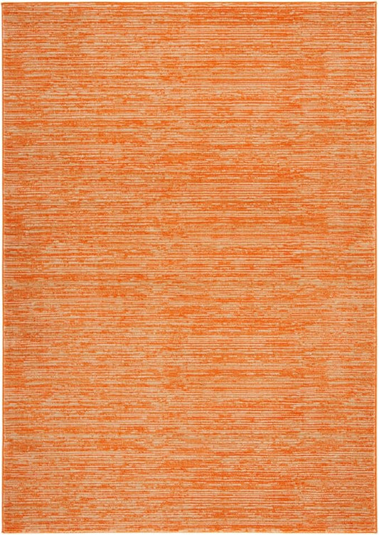 SAFAVIEH Vision Collection Accent Rug - 2'2" x 4', Orange, Modern Ombre Design, Non-Shedding & Easy to Clean, Ideal for Entryway, Foyer, Bedroom (VSN606P)
